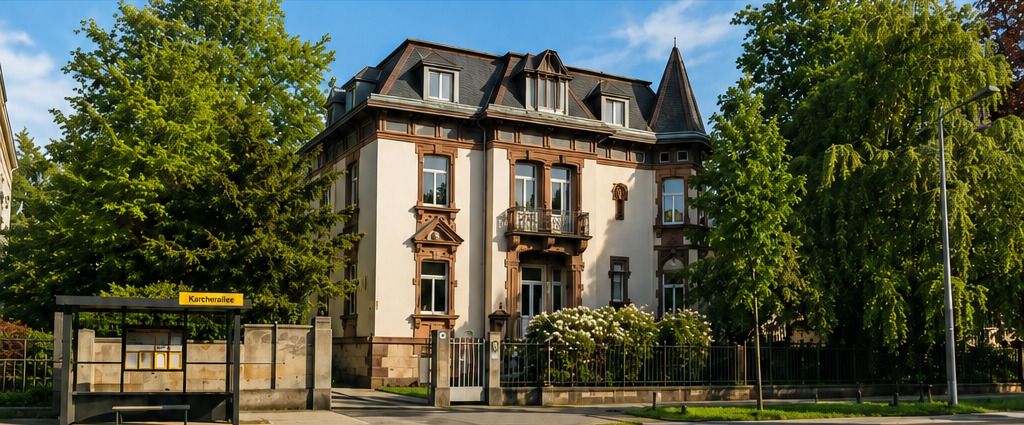 Stadtvilla an der Karcherallee in Dresden